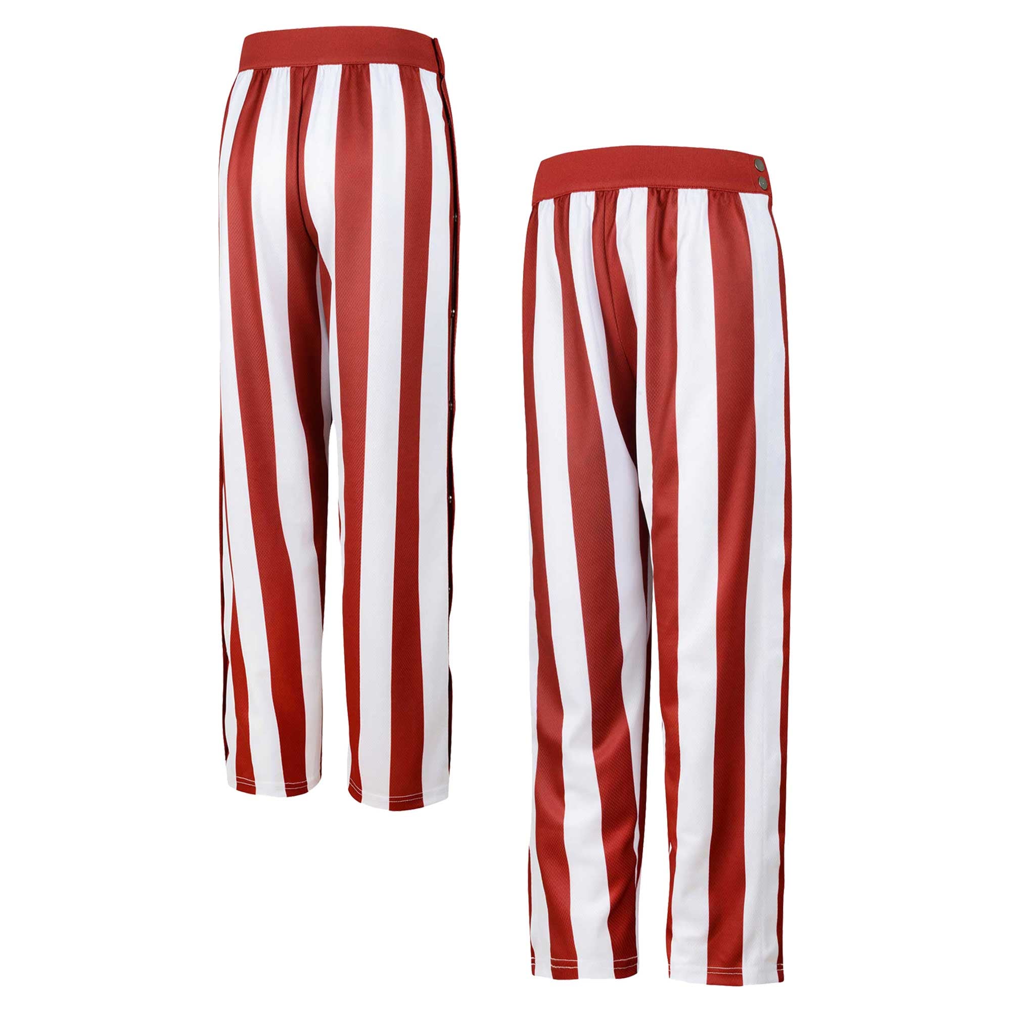Pantalon à rayures Candy pour jeunes, cramoisi/blanc, Indiana Hoosiers