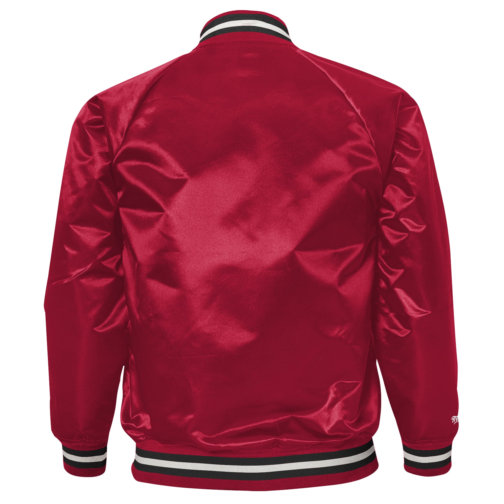 Youth Mitchell & Ness Crimson Indiana Hoosiers Satin Full-Snap Raglan Jacket