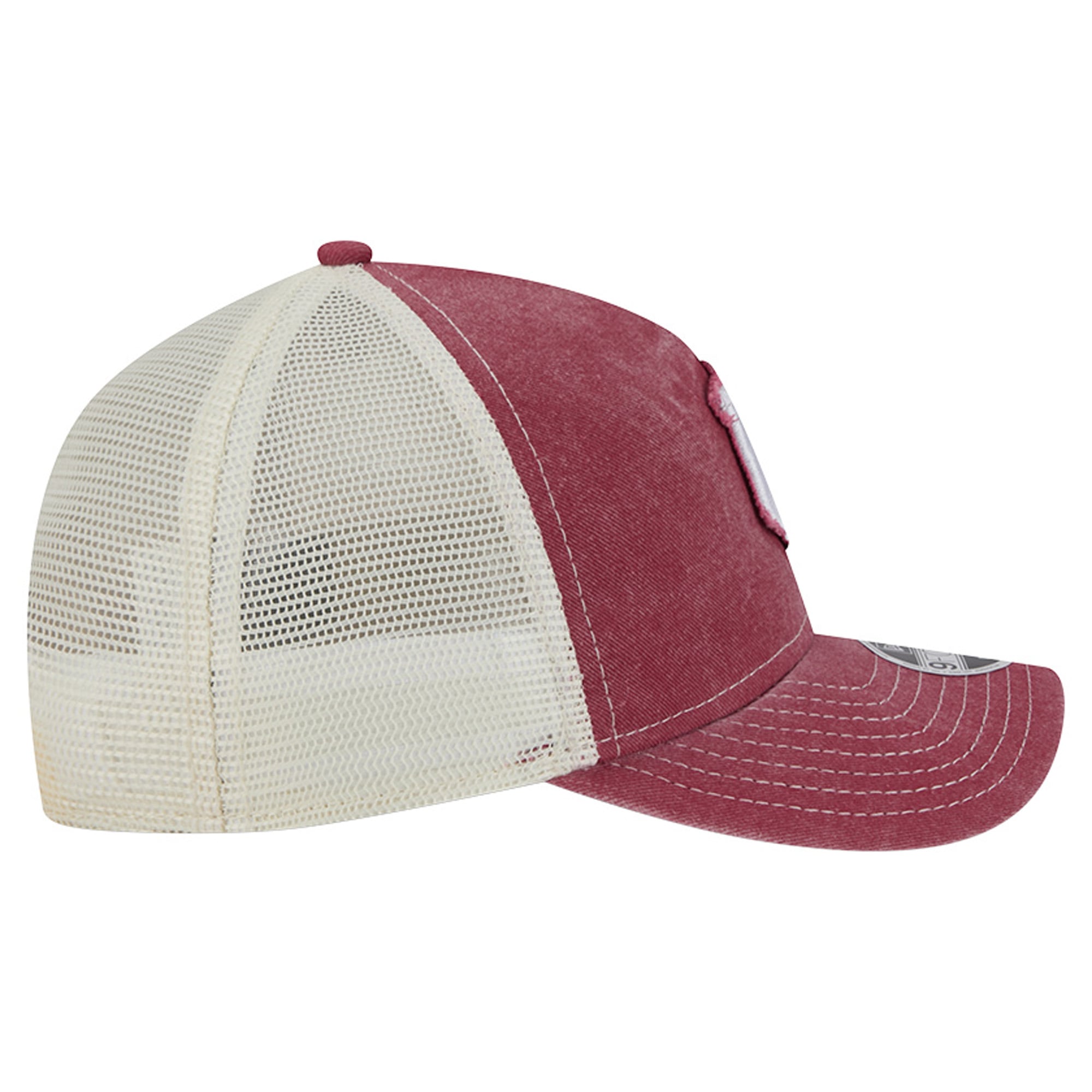 Youth New Era Crimson Indiana Hoosiers Retro A-Frame Adjustable Trucker Hat