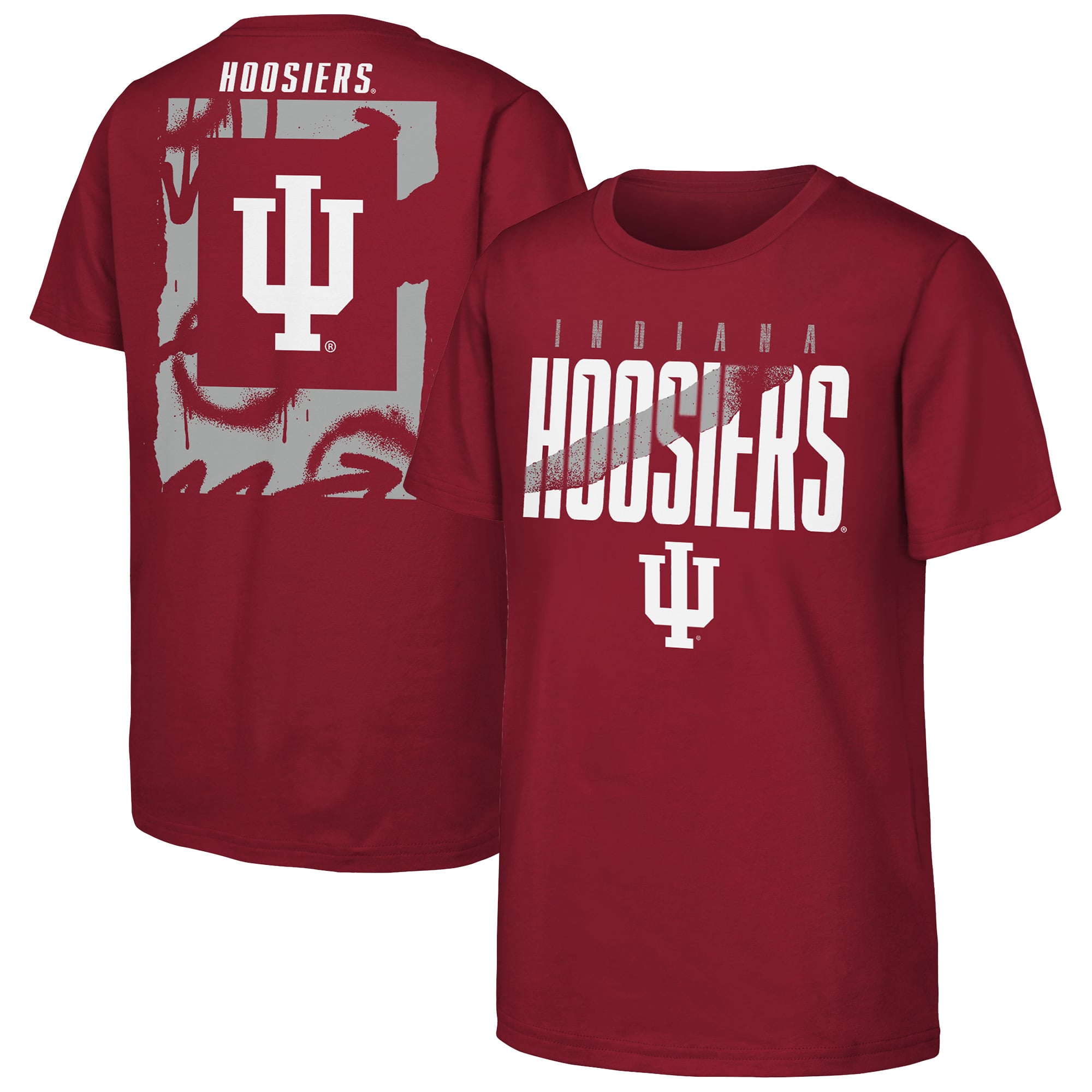 Youth Outerstuff Crimson Indiana Hoosiers Cut Through T-Shirt