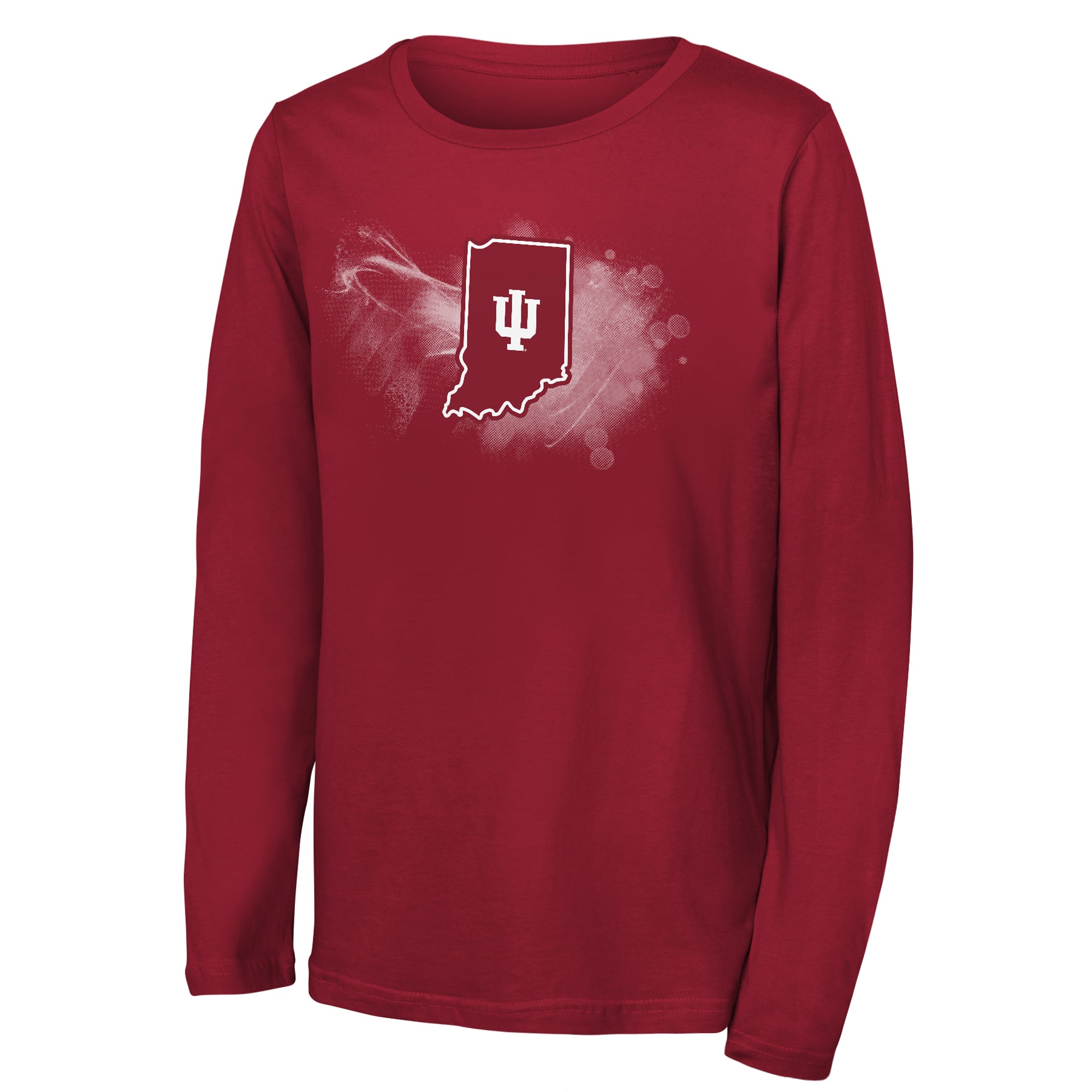 T-shirt à manches longues Youth Outerstuff Crimson Indiana Hoosiers Full Steam