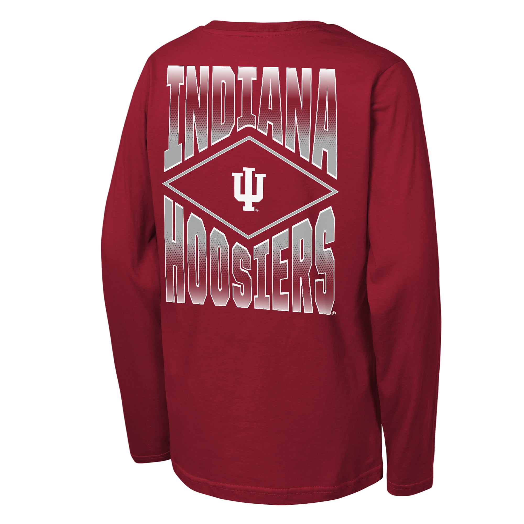 T-shirt à manches longues Youth Outerstuff Crimson Indiana Hoosiers Full Steam