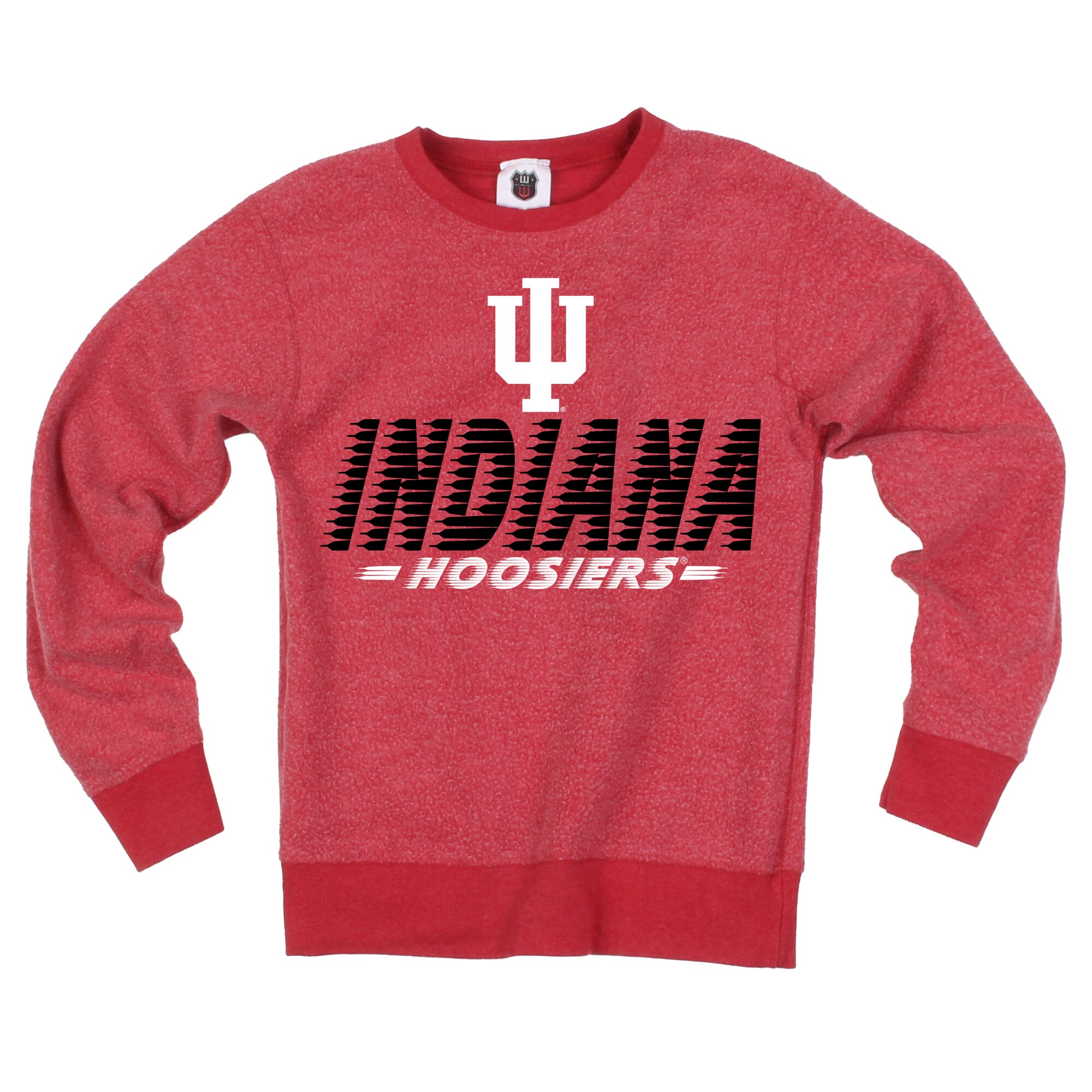 Youth Wes & Willy  Crimson Indiana Hoosiers Reversible Sweatshirt
