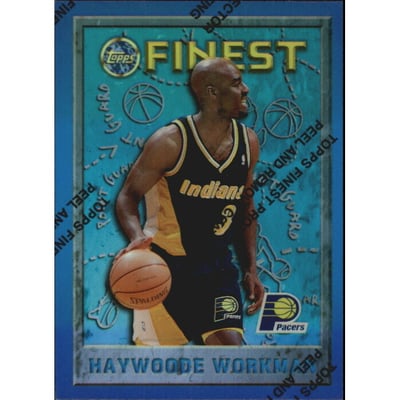 1995-96 Finest Refractors #168 Haywoode Workman