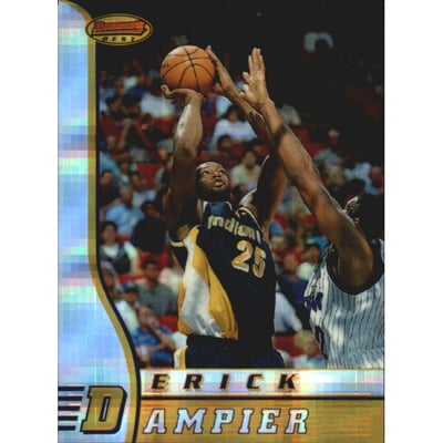 1996-97 Bowman's Best Atomic Refractors #R14 Erick Dampier