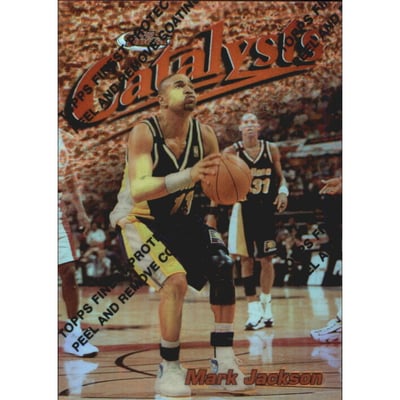 1997-98 Finest Refractors #86 Mark Jackson B