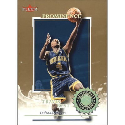 2000-01 Fleer Authority Prominence 125/75 #62 Travis Best