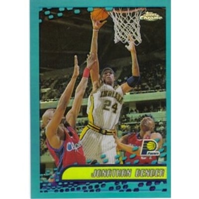 2001-02 Topps Chrome Refractors #54 Jonathan Bender