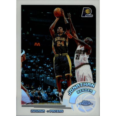 2002-03 Topps Chrome Refractors White Border #74 Jonathan Bender