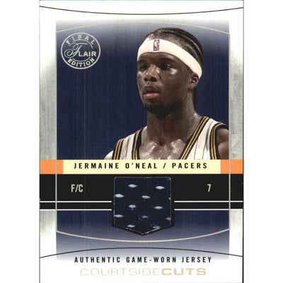 2003-04 Flair Final Edition Courtside Cuts Jerseys 125 #JON Jermaine O'Neal