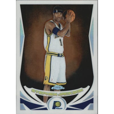 2004-05 Topps Chrome Refractors #114 Stephen Jackson