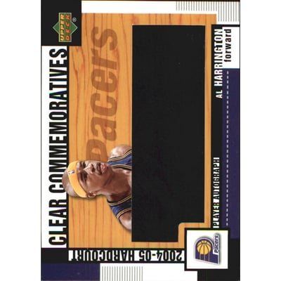 2004-05 Upper Deck Hardcourt Clear Commemorative Autographs #AH Al Harrington
