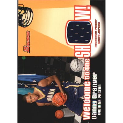 2005-06 Bowman Welcome to the Show Relics #DG Danny Granger