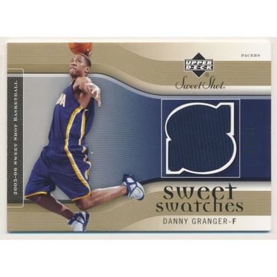 2005-06 Sweet Shot Sweet Swatches Gold #GR Danny Granger/99