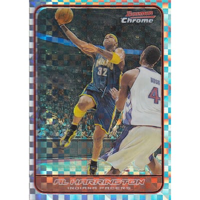 2006-07 Bowman Chrome X-Fractors #13 Al Harrington