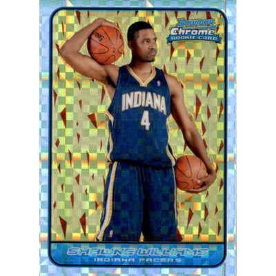 2006-07 Bowman Chrome X-Fractors #154 Shawne Williams