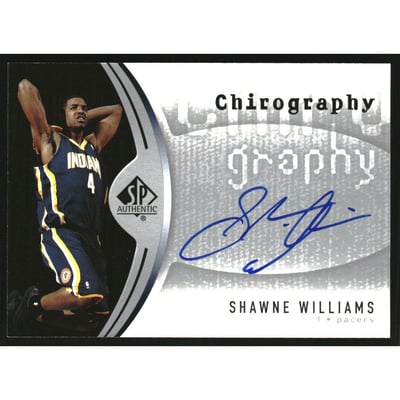 2006-07 SP Authentic Chirography #SW Shawne Williams