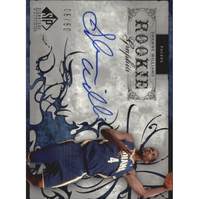 2006-07 SP Signature Edition Rookie GRAPHiti #WI Shawne Williams