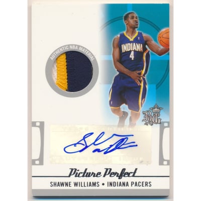 2006-07 Topps Big Game Picture Perfect Patches Autographs #SWI Shawne Williams