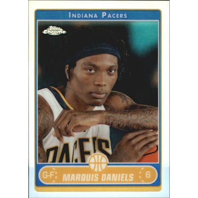 2006-07 Topps Chrome Refractors #116 Marquis Daniels