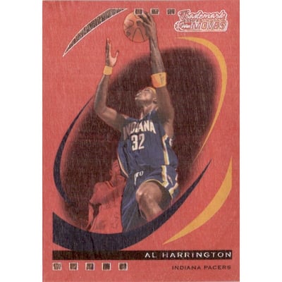 2006-07 Topps Trademark Moves Wood Red #54 Al Harrington