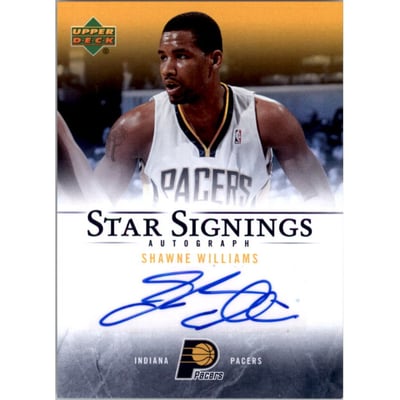 2007-08 Upper Deck Star Signings #SW Shawne Williams