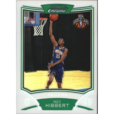 2008-09 Bowman Chrome Refractors Blue #126 Roy Hibbert
