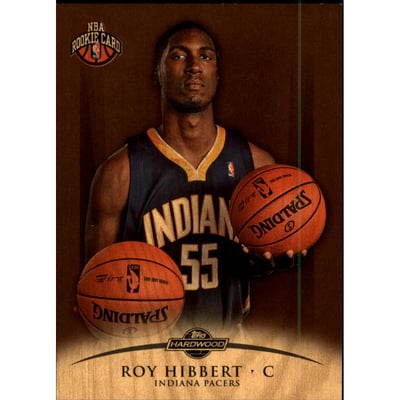 2008-09 Topps Hardwood Mahogany #117B Roy Hibbert Posing