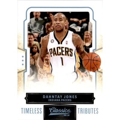 2009-10 Classics Timeless Tributes Platinum #47 Dahntay Jones
