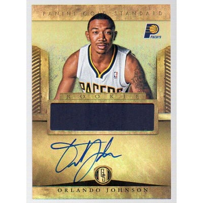 2012-13 Panini Gold Standard #292 Orlando Johnson JSY AU RC