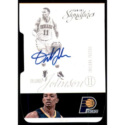 2012-13 Panini Signatures Die Cut Autographs #31 Orlando Johnson