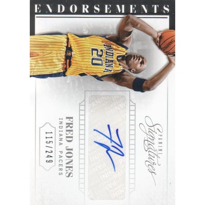 2013-14 Panini Signatures Endorsements #52 Fred Jones/249