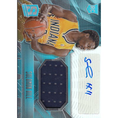 2013-14 Panini Spectra Rookie Jerseys Autographs Light Blue #114 Solomon Hill/99