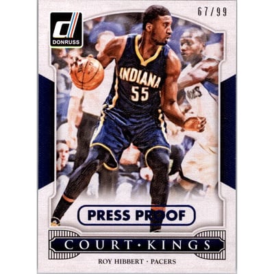2014-15 Donruss Court Kings Press Proofs Blue #14 Roy Hibbert