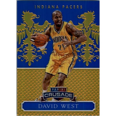 2014-15 Panini Excalibur Crusade Blue #105 David West
