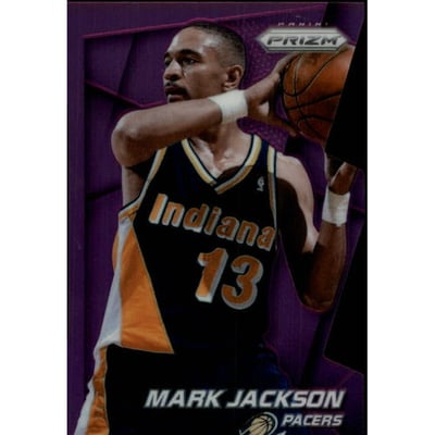 2014-15 Panini Prizm Prizms Purple Die Cut #204 Mark Jackson
