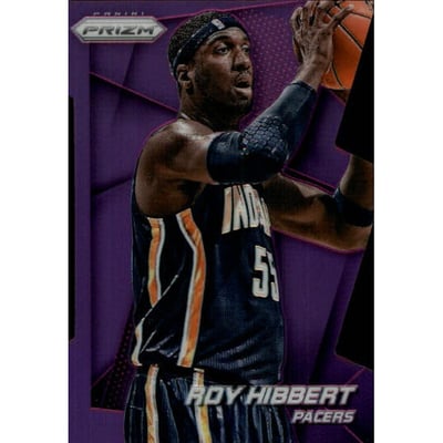 2014-15 Panini Prizm Prizms Purple Die Cut #32 Roy Hibbert