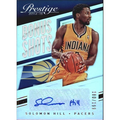2014-15 Prestige Premium Bonus Shots Autographs #53 Solomon Hill/199