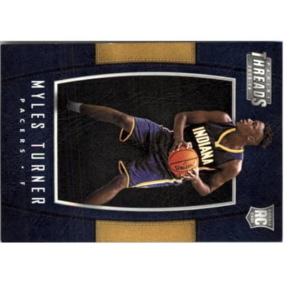 2015-16 Panini Threads #202 Myles Turner LTHR