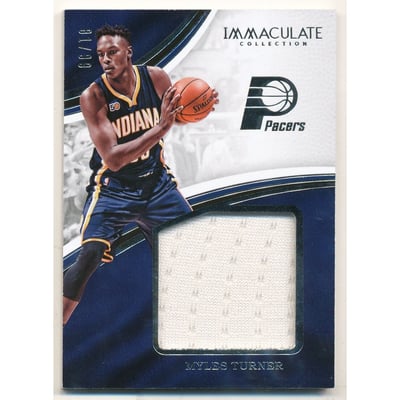 2016-17 Immaculate Collection Standout Materials #33 Myles Turner/99