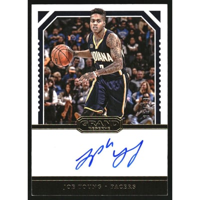 2016-17 Panini Grand Reserve Reserve Signatures #45 Joe Young/99