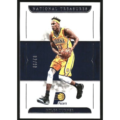 2016-17 Panini National Treasures #6 Myles Turner