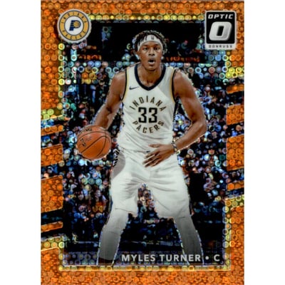 2017-18 Donruss Optic Fast Break Orange #58 Myles Turner