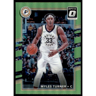2017-18 Donruss Optic Lime Green #58 Myles Turner