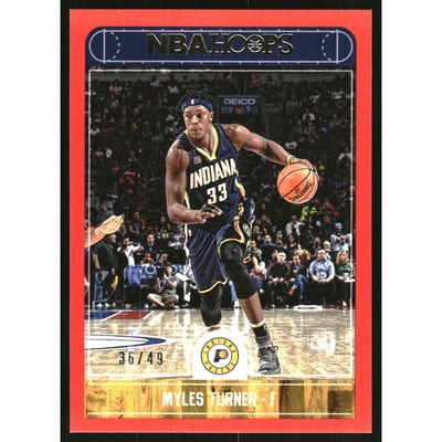 2017-18 Hoops Red #152 Myles Turner