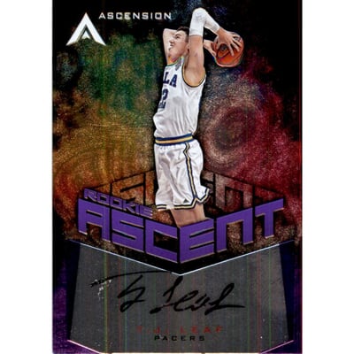 2017-18 Panini Ascension Rookie Ascent Autographs Purple #16 T.J. Leaf