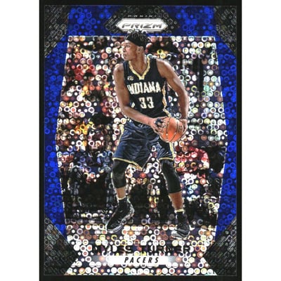 2017-18 Panini Prizm Prizms Fast Break Blue #224 Myles Turner