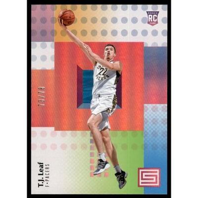 2017-18 Panini Status Aspirations #124 T.J. Leaf/78