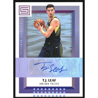 2017-18 Panini Status Freshman Signatures #13 T.J. Leaf