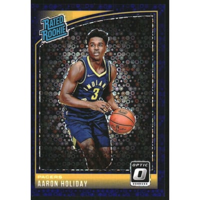 2018-19 Donruss Optic Fast Break Purple #176 Aaron Holiday RR